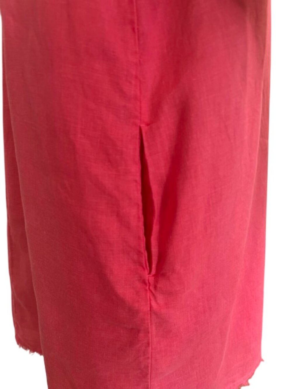 Tommy Bahama 100% Linen Dress Coral Resort Wear Women's Large - Picture 2 of 5
